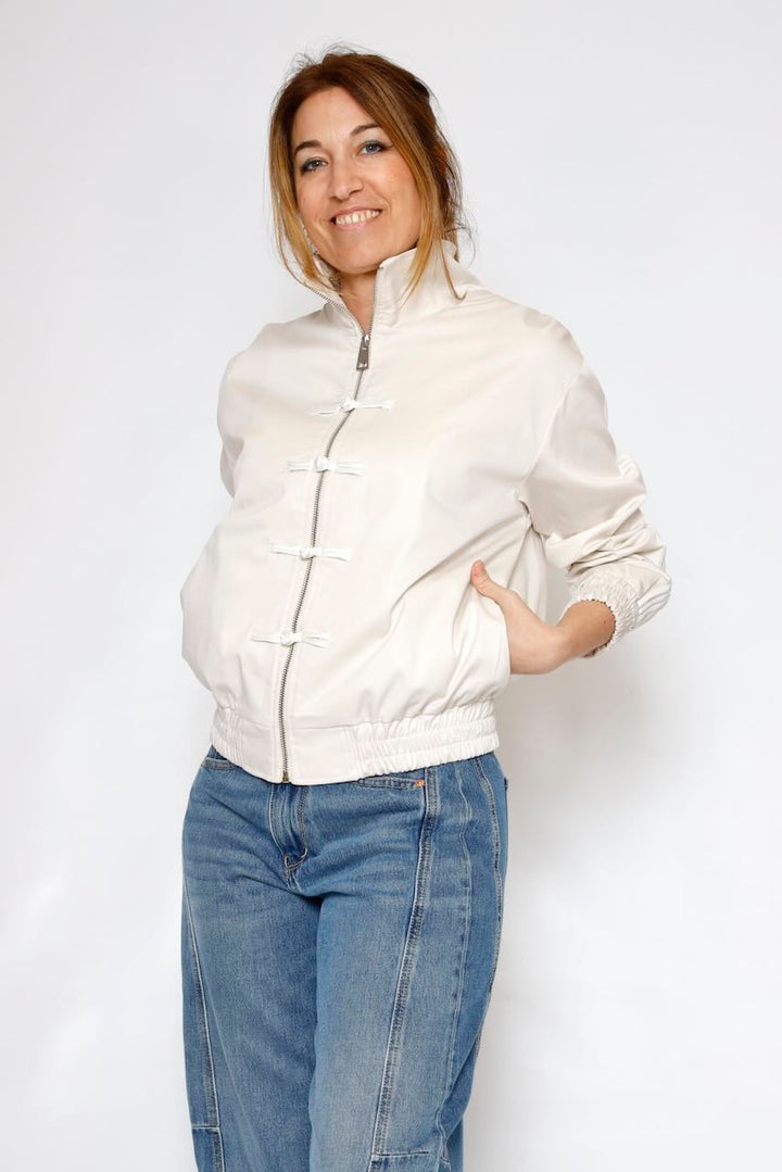CHAQUETA BOMBER P26DD611-LATTE