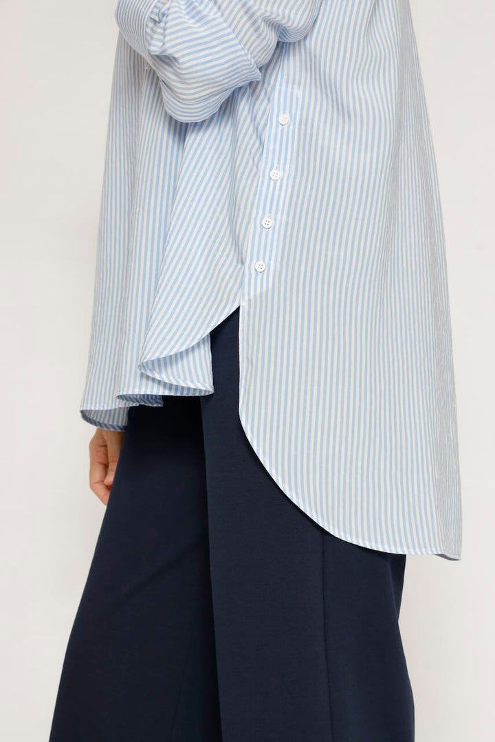 CAMISA CJZ6LDU-BLANCO/AZZURRO