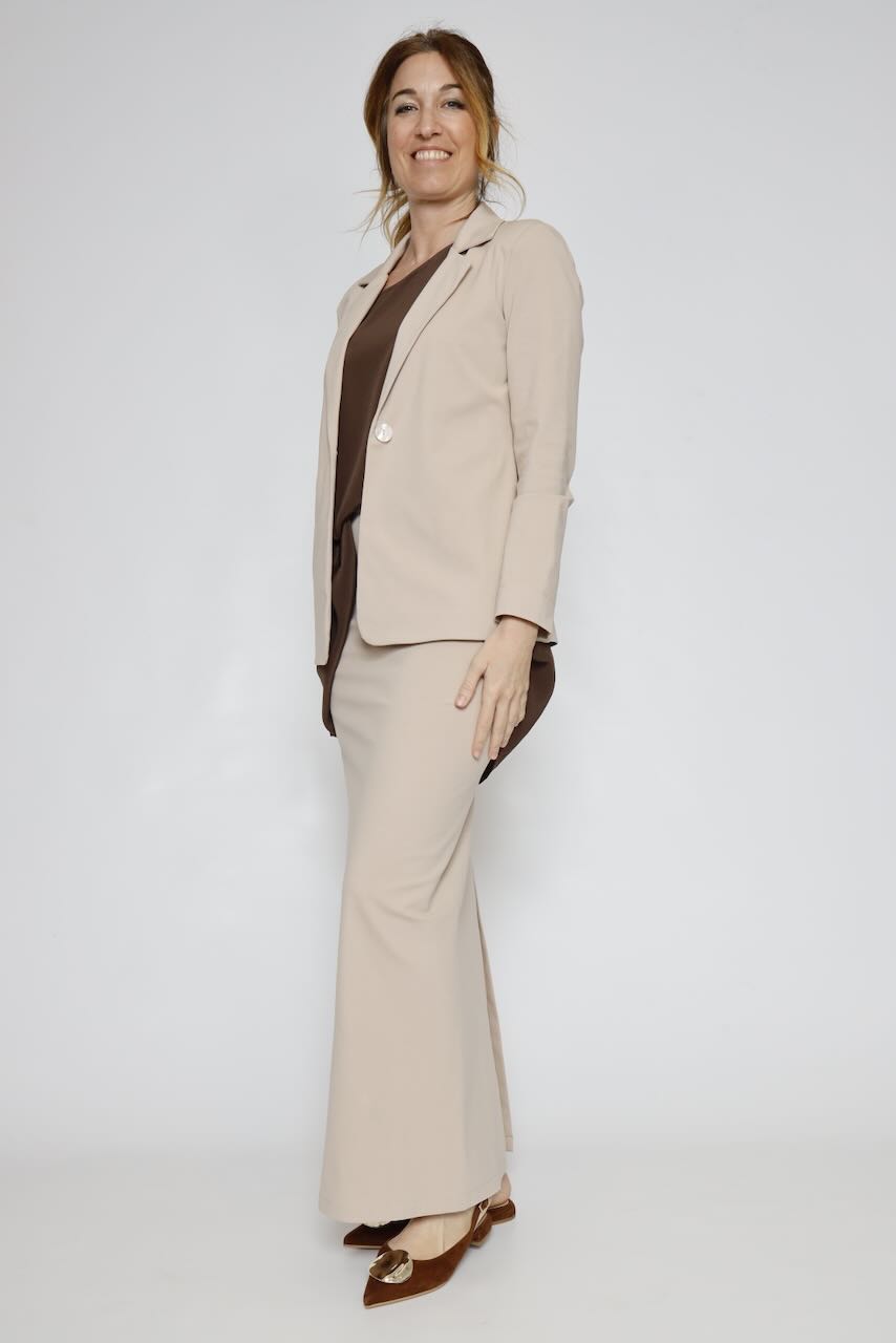 FALDA BY10245-BEIGE