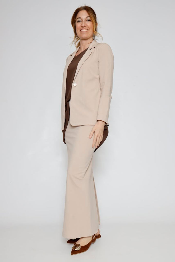 FALDA BY10245-BEIGE