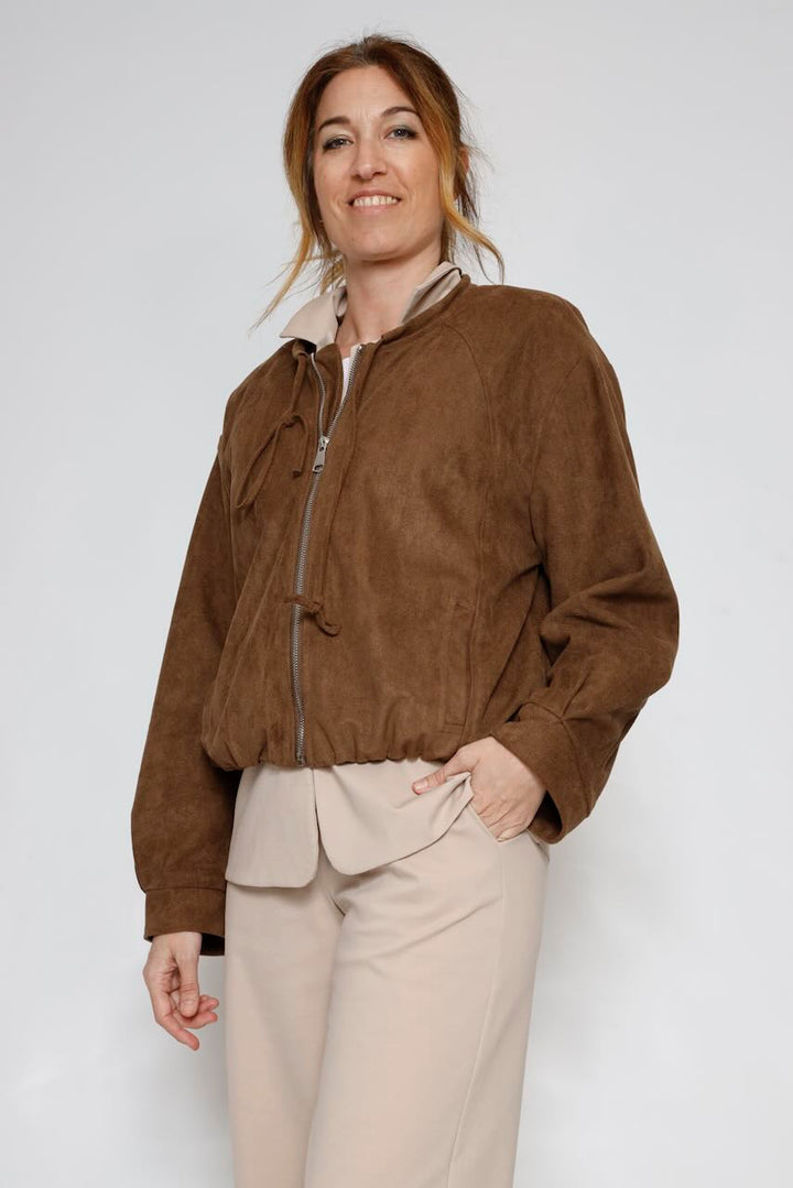 BOMBER P26VV604-MARRON