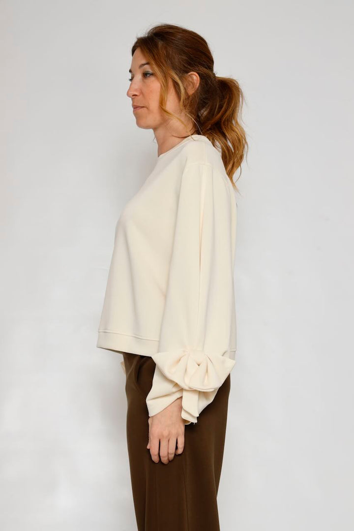 SUDADERA P26DD409-LATTE