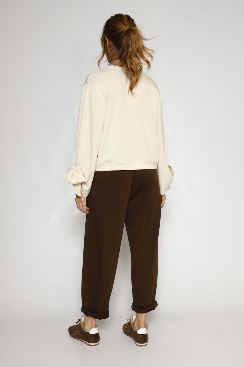 SUDADERA P26DD409-LATTE