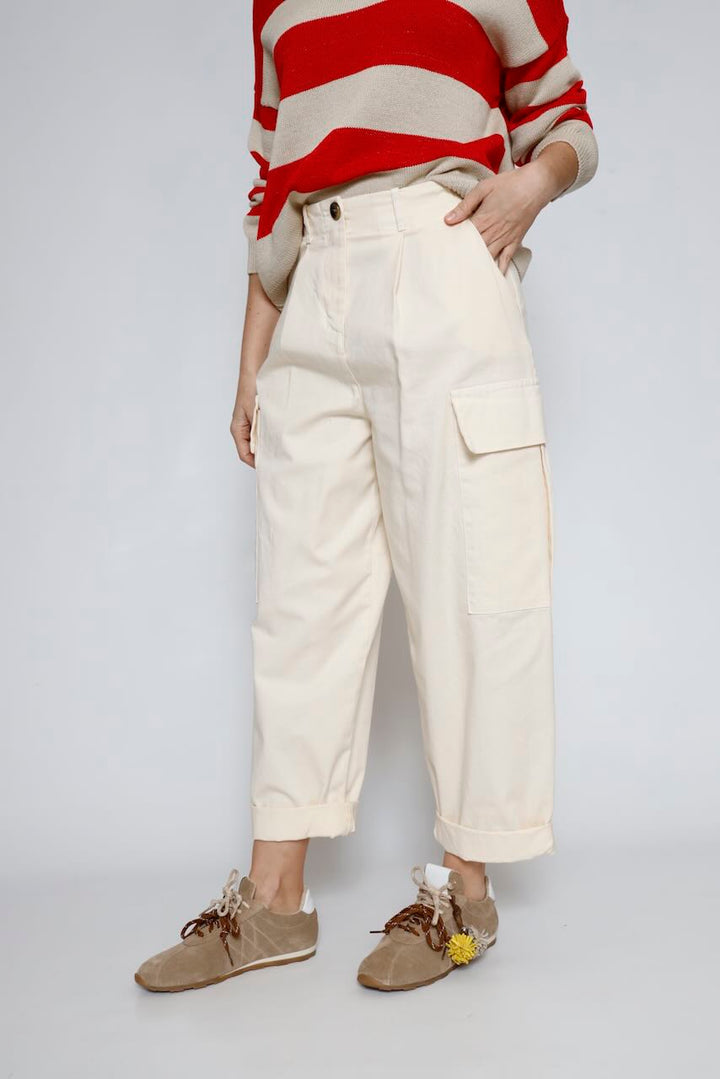 JERSEY M8510P8052-BEIGE/ROJO