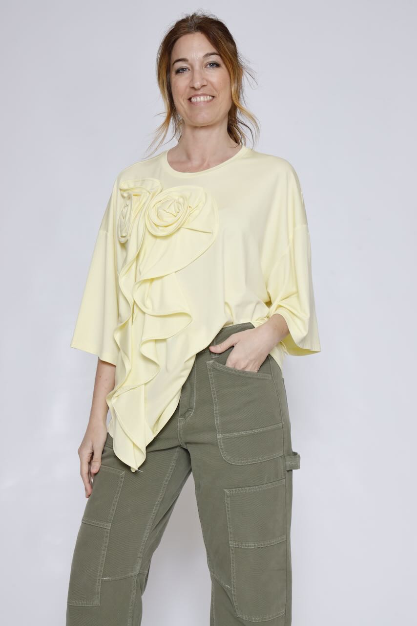 CAMISETA TX34LLF-AMARILLO