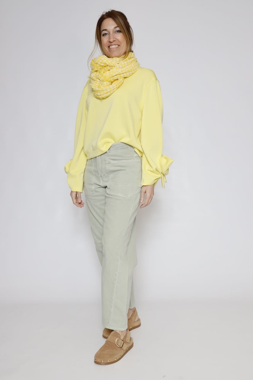 SUDADERA P26DD409-AMARILLO