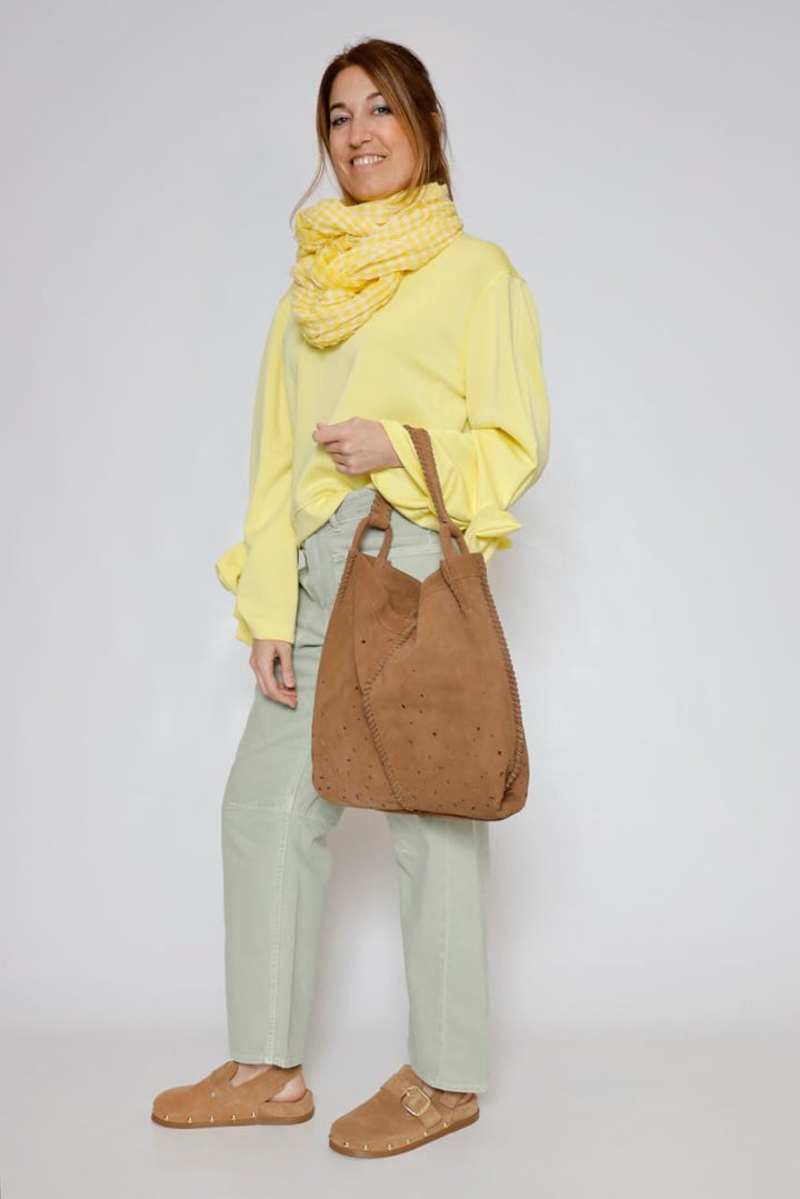 SUDADERA P26DD409-AMARILLO