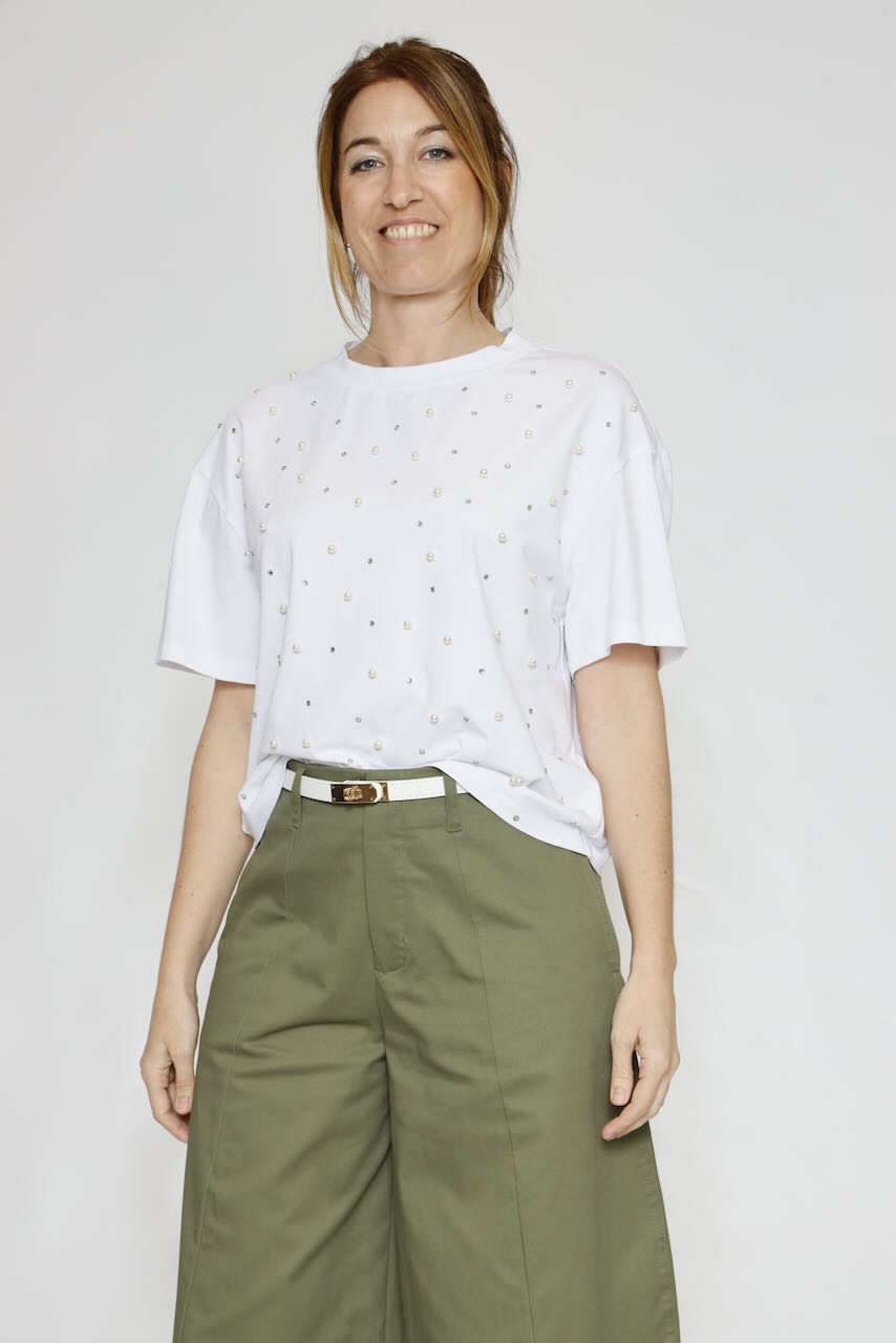 CAMISETA T0W5ATF000-BLANCO
