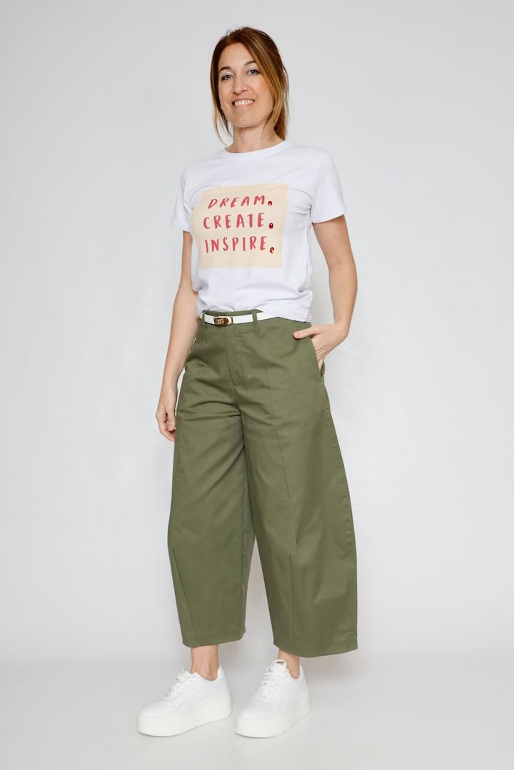 CAMISETA T7091248-BLANCO