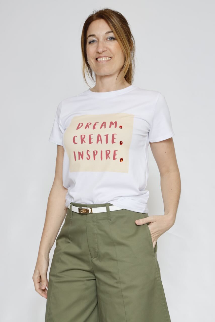 CAMISETA T7091248-BLANCO