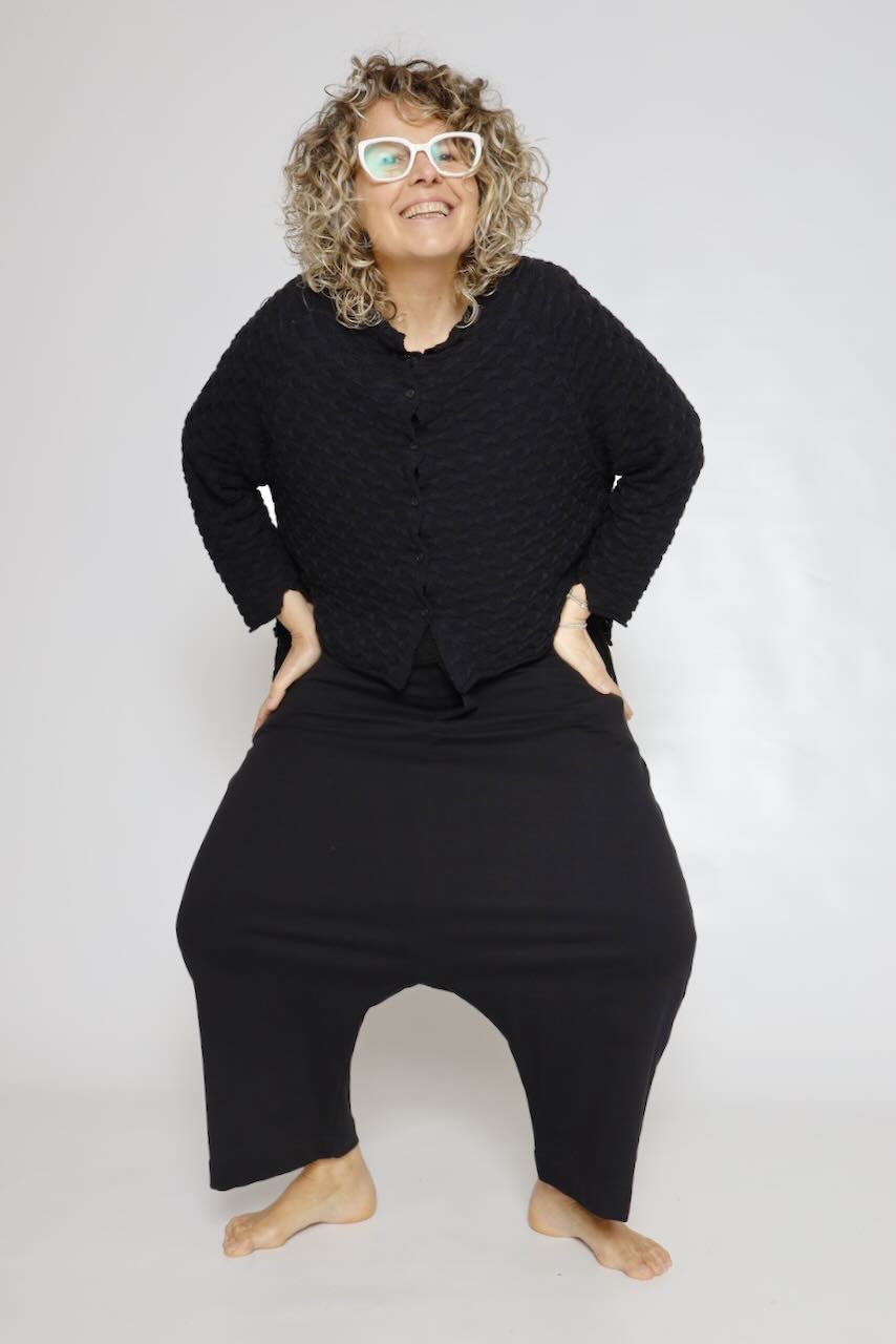 PANTS P4UU1070-BLACK