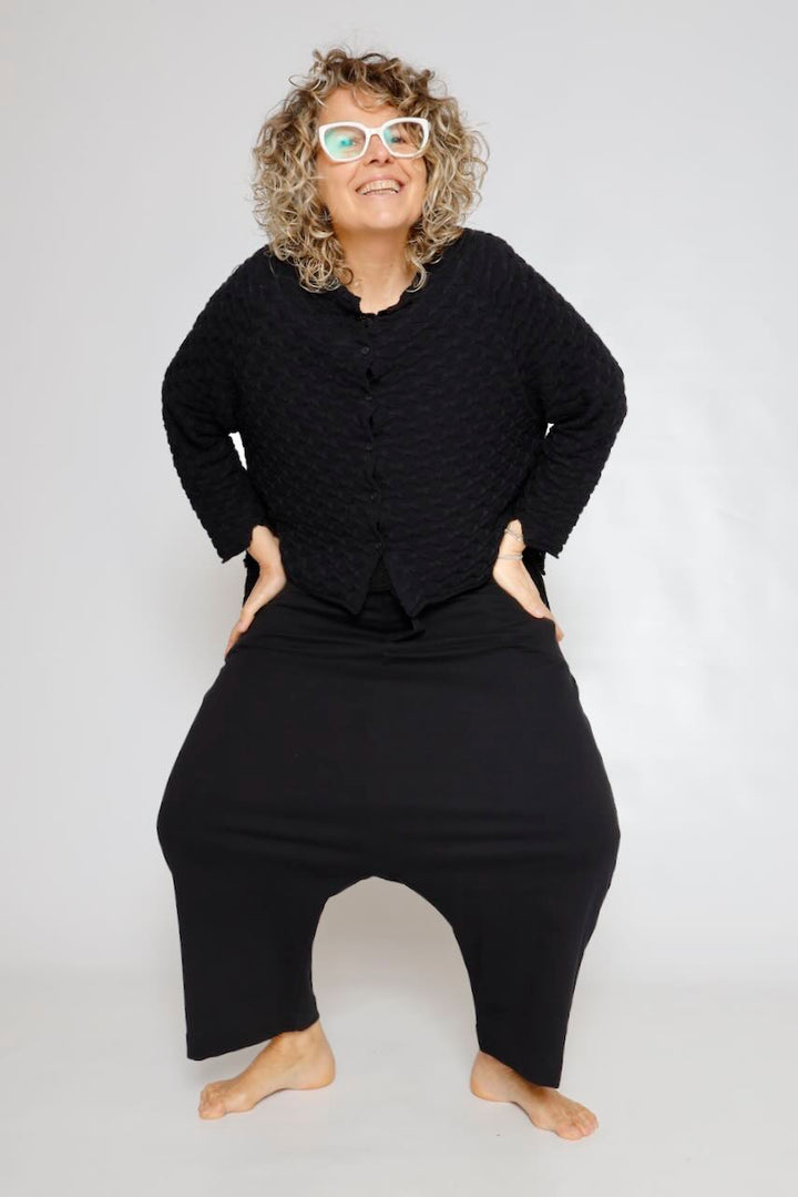 PANTS P4UU1070-BLACK
