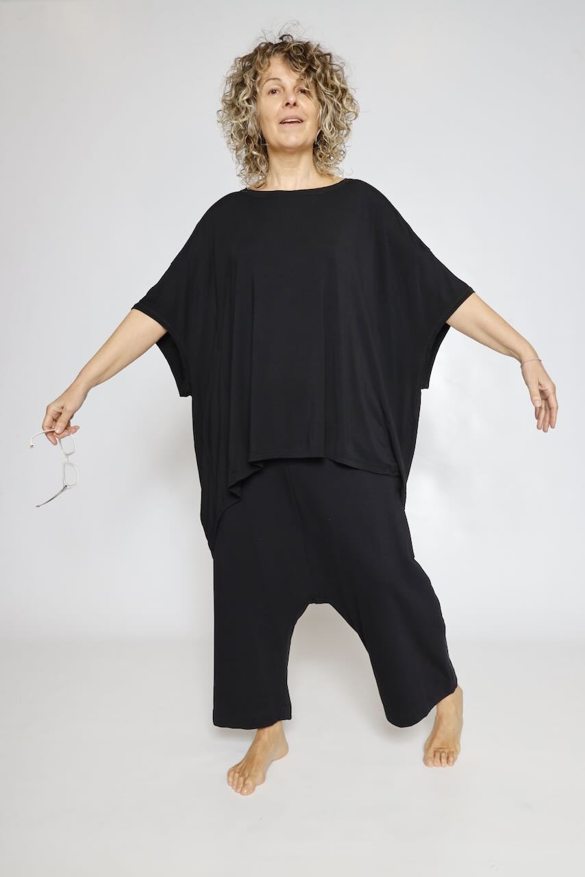 PANTS P4UU1070-BLACK