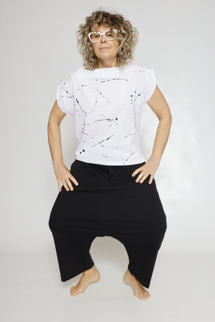PANTS P4UU1070-BLACK