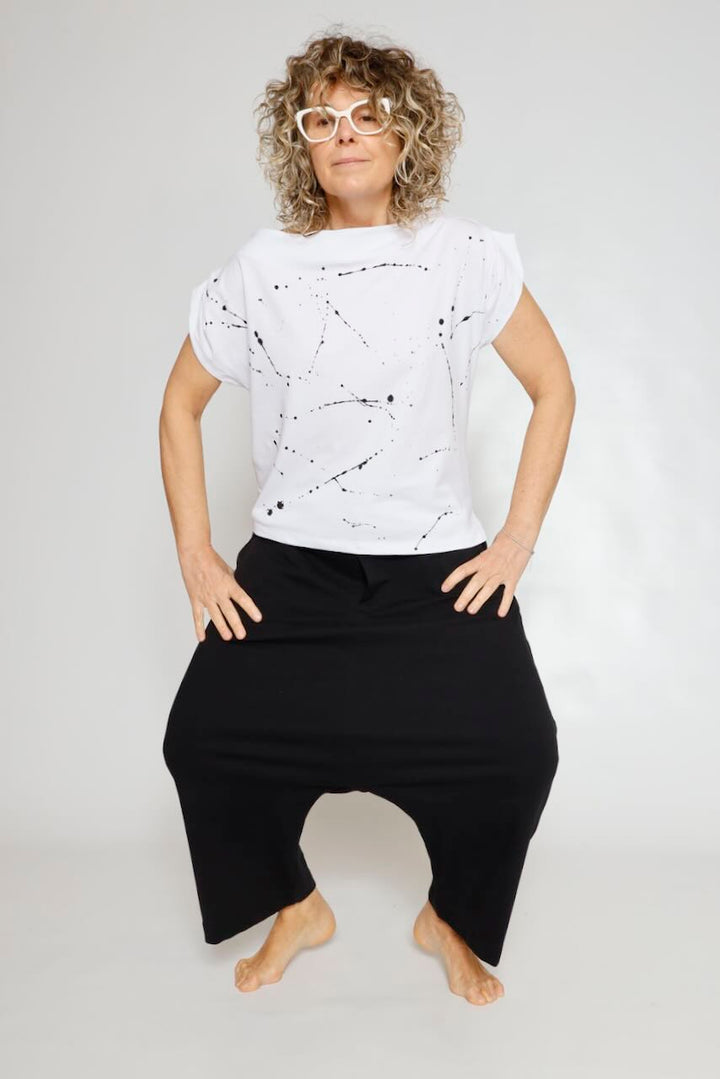 PANTS P4UU1070-BLACK