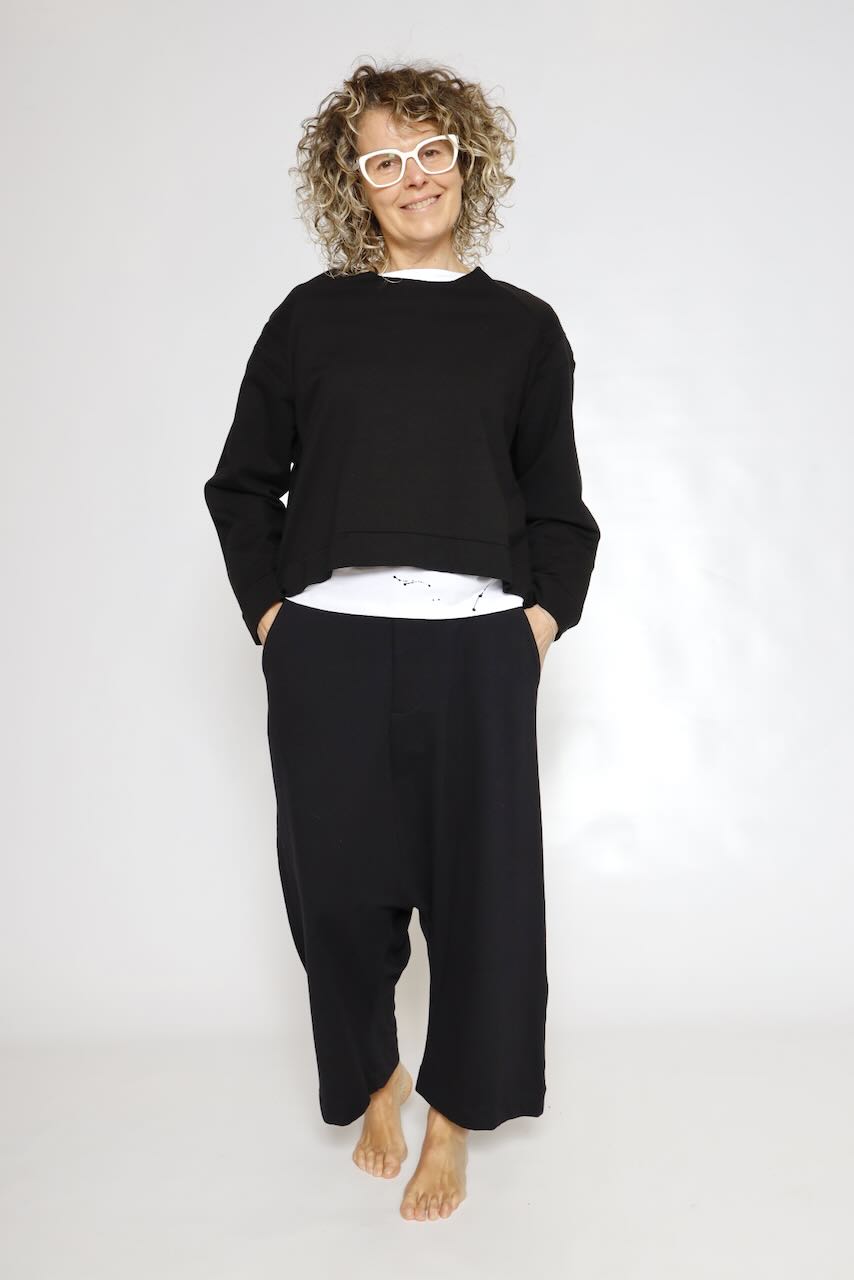 PANTS P4UU1070-BLACK