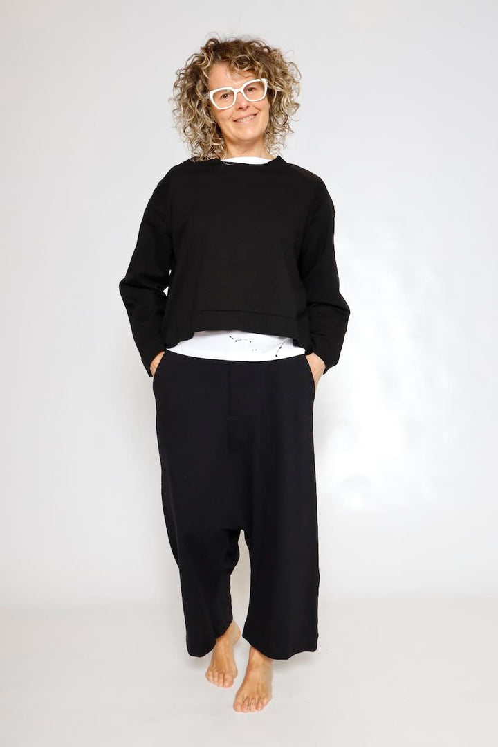 PANTS P4UU1070-BLACK