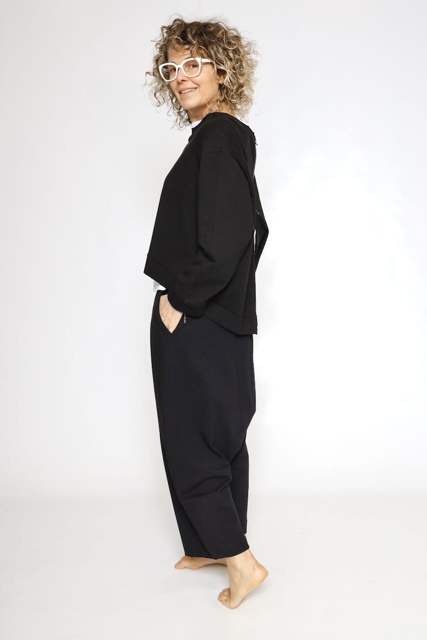 PANTS P4UU1070-BLACK