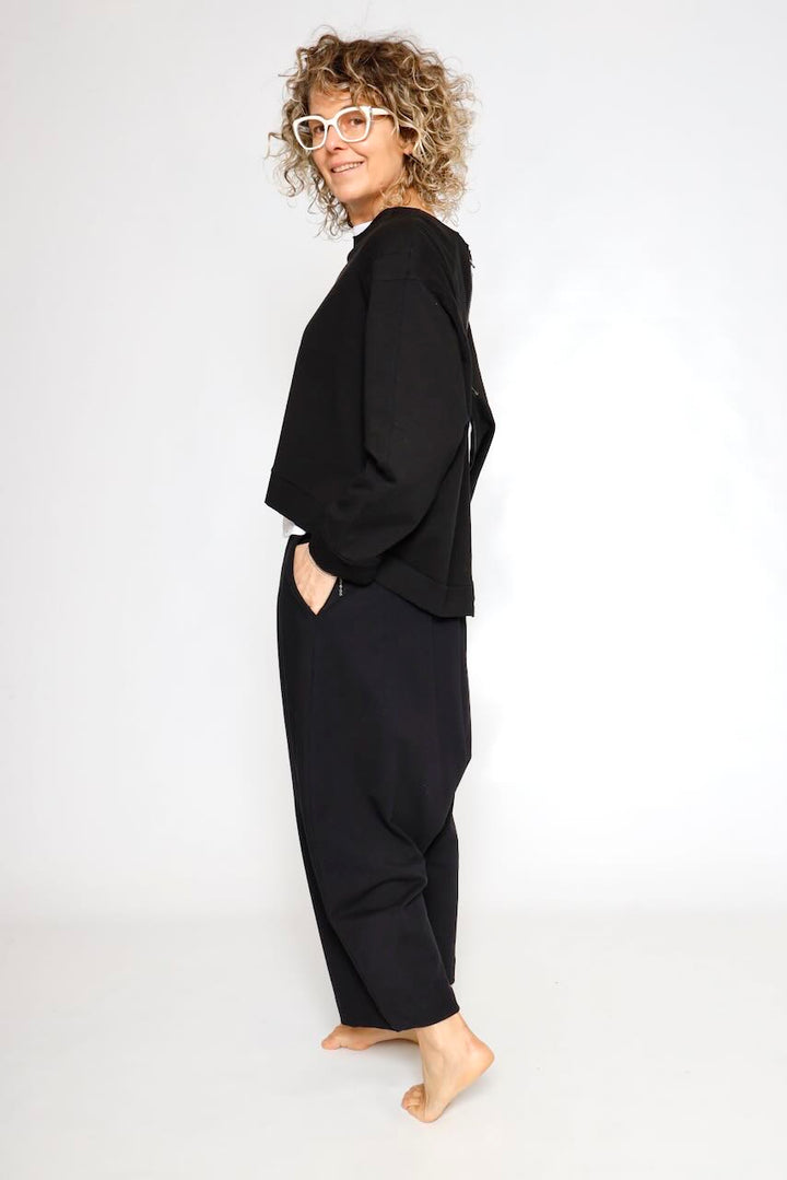 PANTS P4UU1070-BLACK