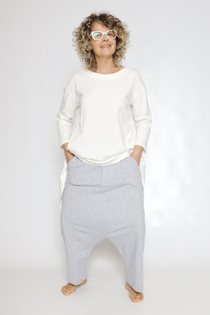 CAMISETA ZIP P4UP0126-BLANCO