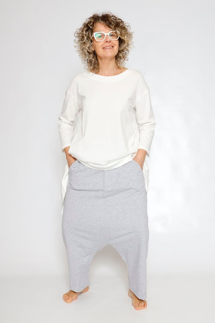 CAMISETA ZIP P4UP0126-BLANCO