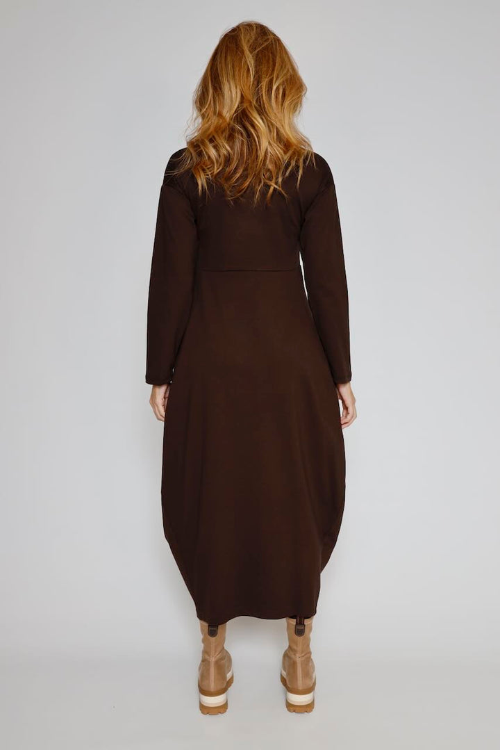 VESTIDO A25AP701-MARRON