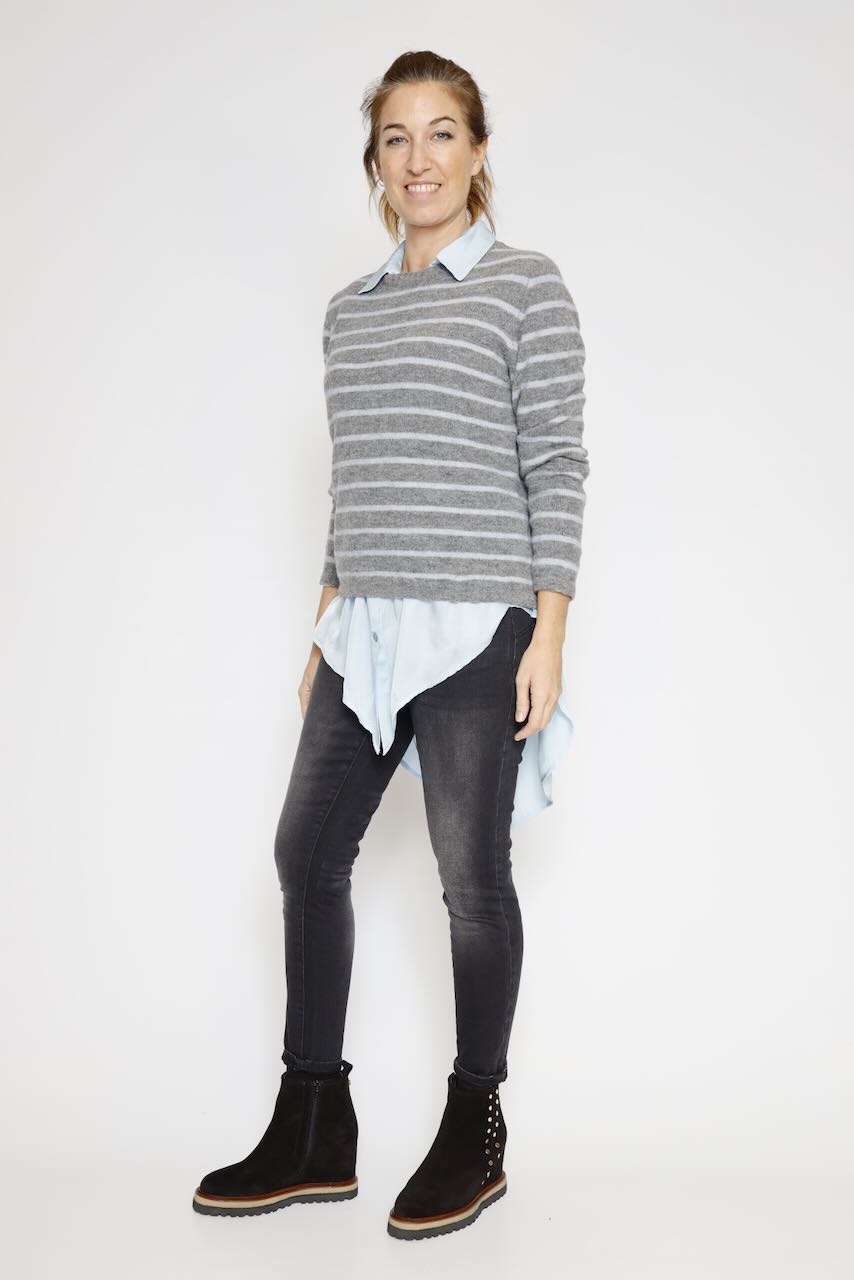 JERSEY A25IT508-AZZURRO/GRIS