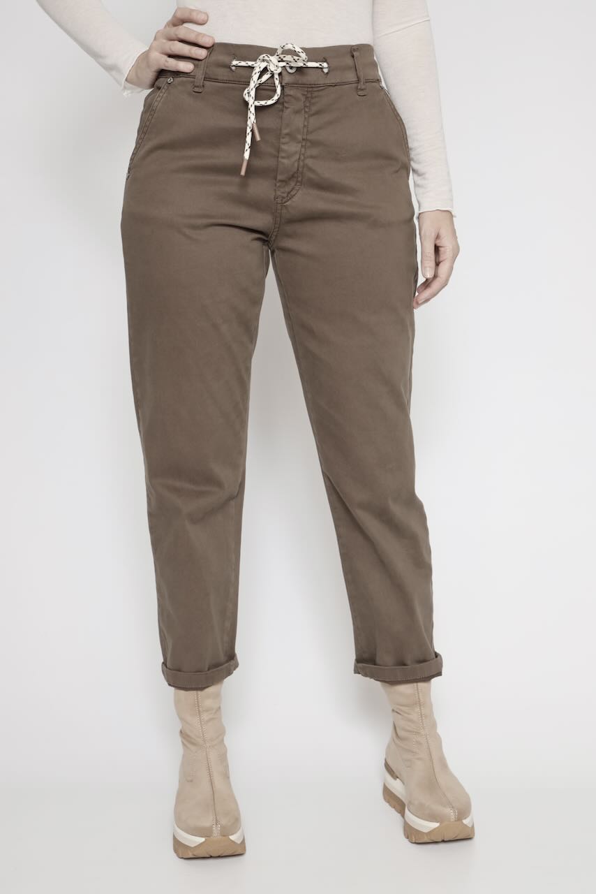 PANTALÓN P0T9BTWN3N-MARRON