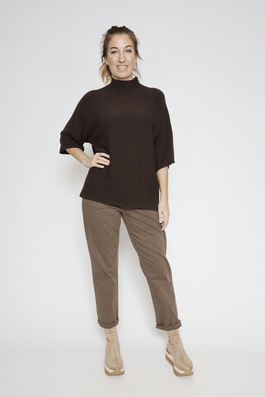 PANTALÓN P0T9BTWN3N-MARRON