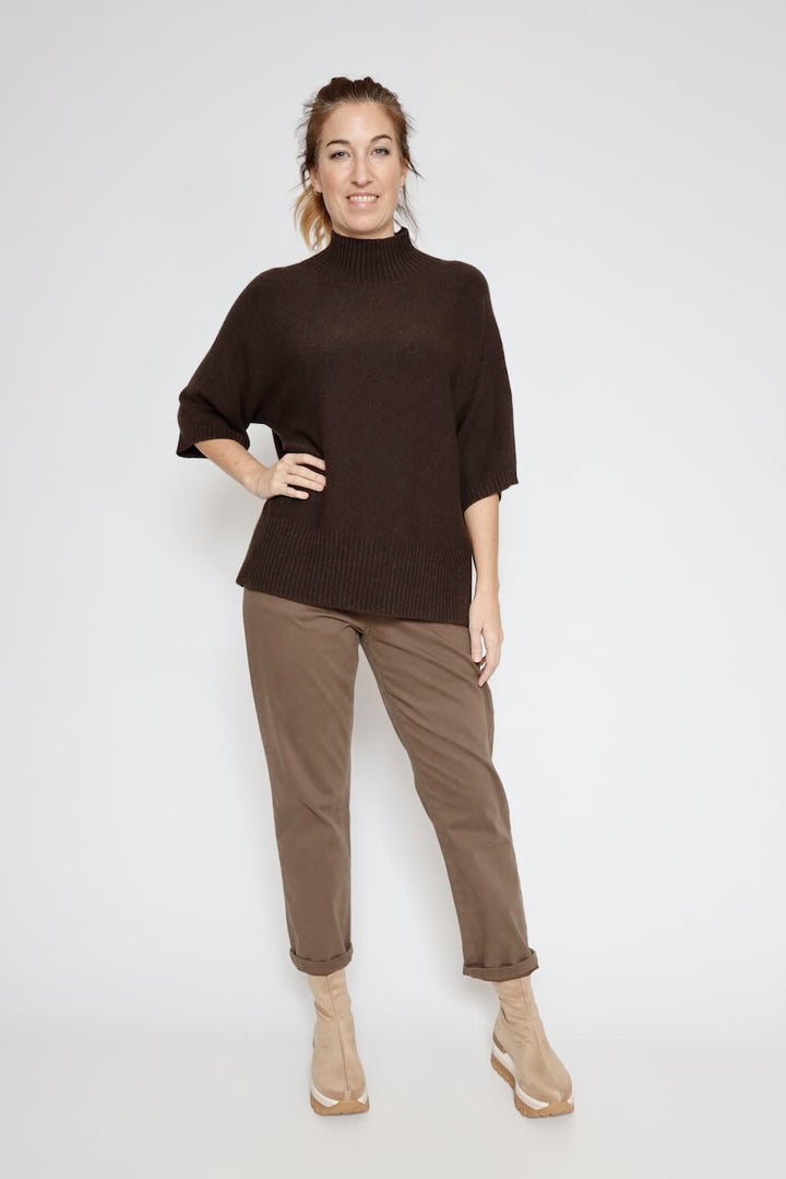 PANTALÓN P0T9BTWN3N-MARRON