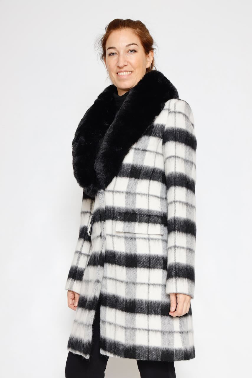 ABRIGO WC1016W80695-NEGRO/BLANCO