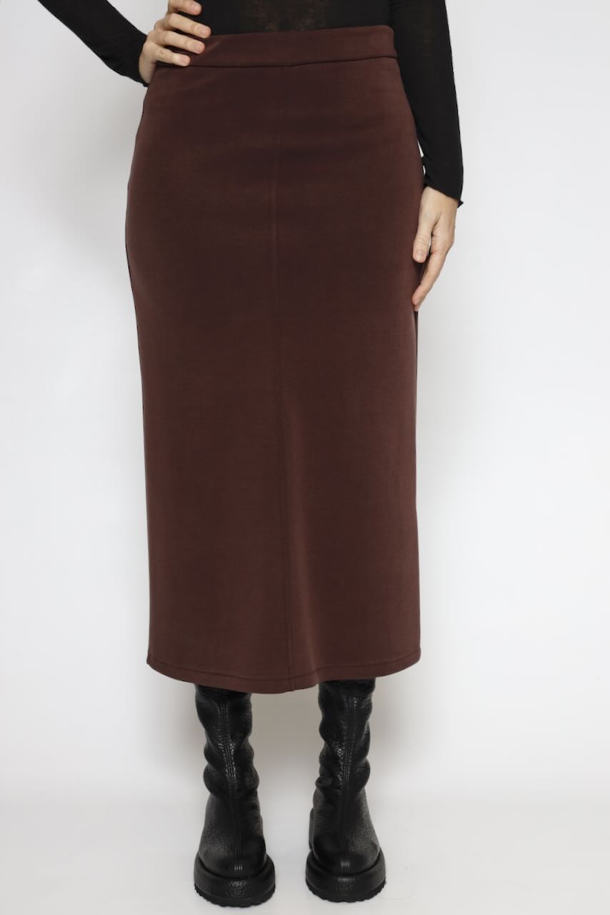 FALDA BY09162-MARRON