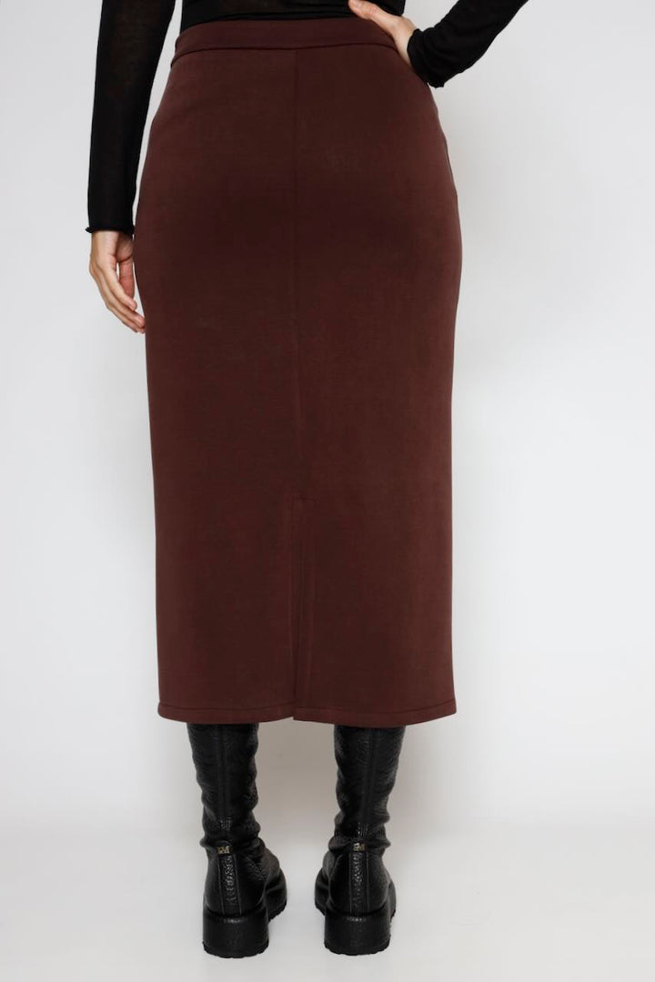 FALDA BY09162-MARRON