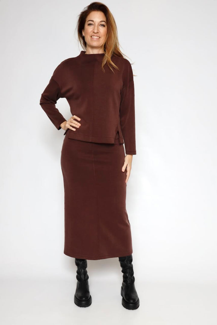 SUDADERA BY09160-MARRON