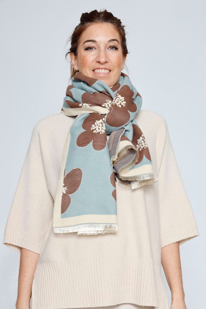 BUFANDA 9437RE-CELESTE