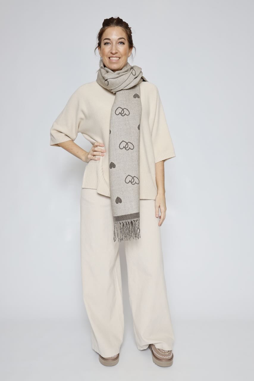 BUFANDA YF6683-MARRON