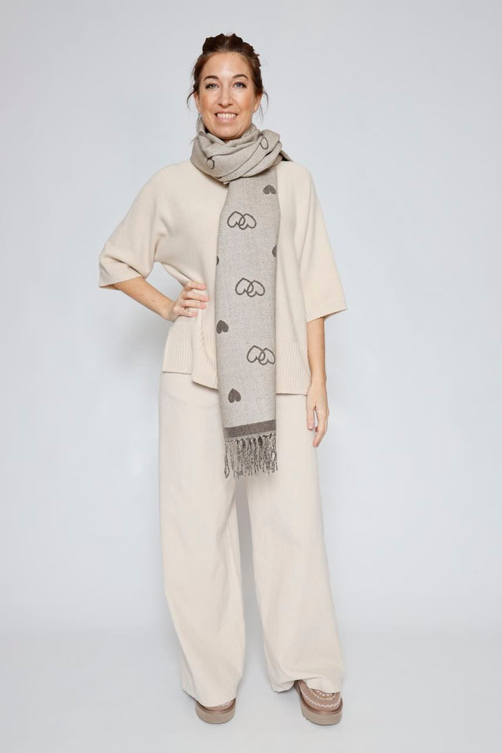 BUFANDA YF6683-MARRON