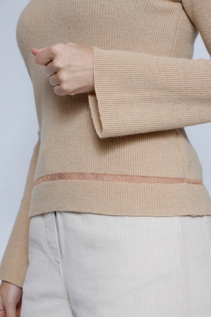 JERSEY BY09018-BEIGE