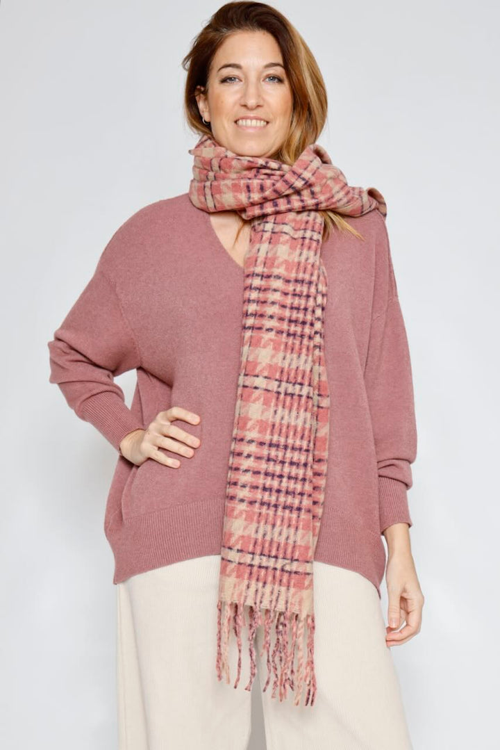 BUFANDA 9312RE-ROSA