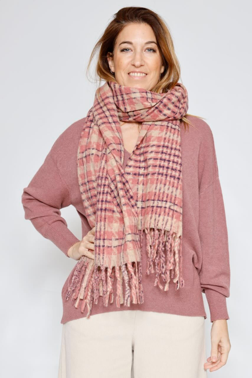 BUFANDA 9312RE-ROSA