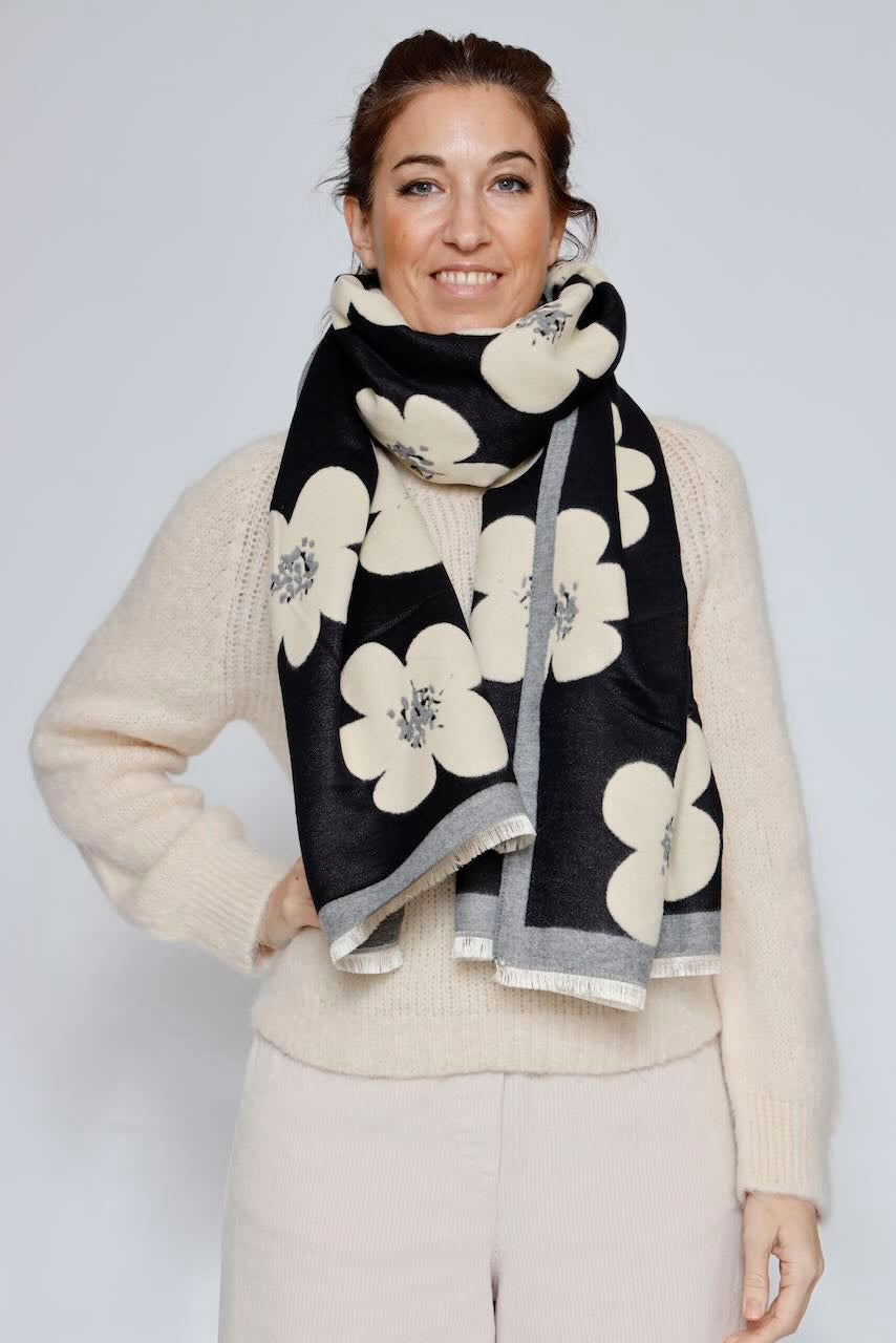 BUFANDAS 9437RE-NEGRO