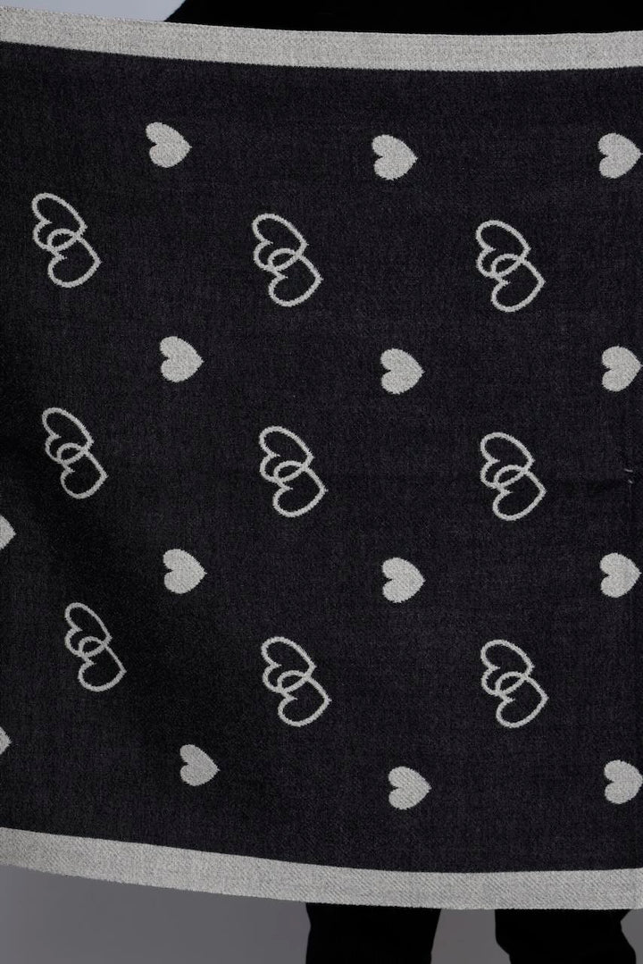 BUFANDA YF6683-NEGRO