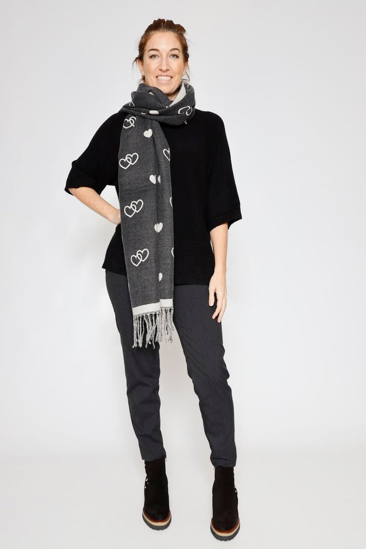 BUFANDA YF6683-NEGRO