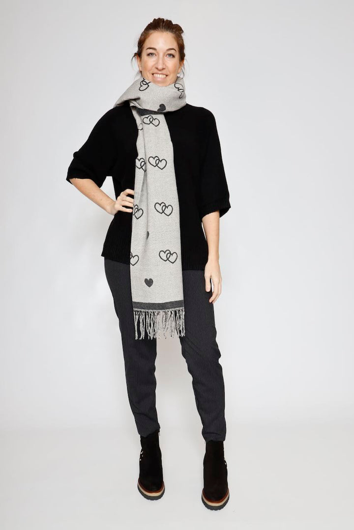 BUFANDA YF6683-NEGRO