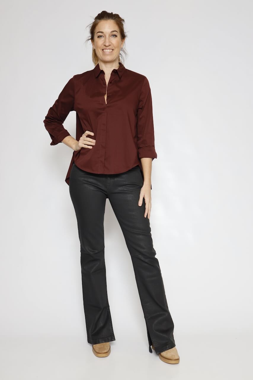 CED4IDK-BURGUNDY SHIRT