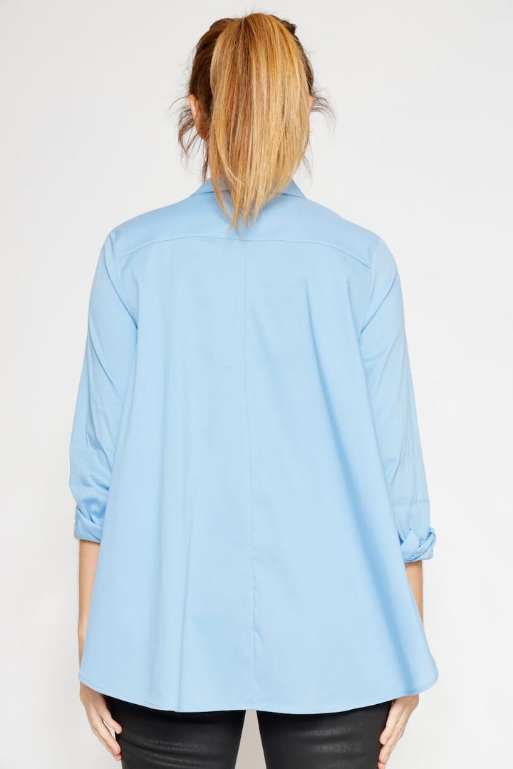 CAMISA CORTA  CED4FDK-AZZURRO