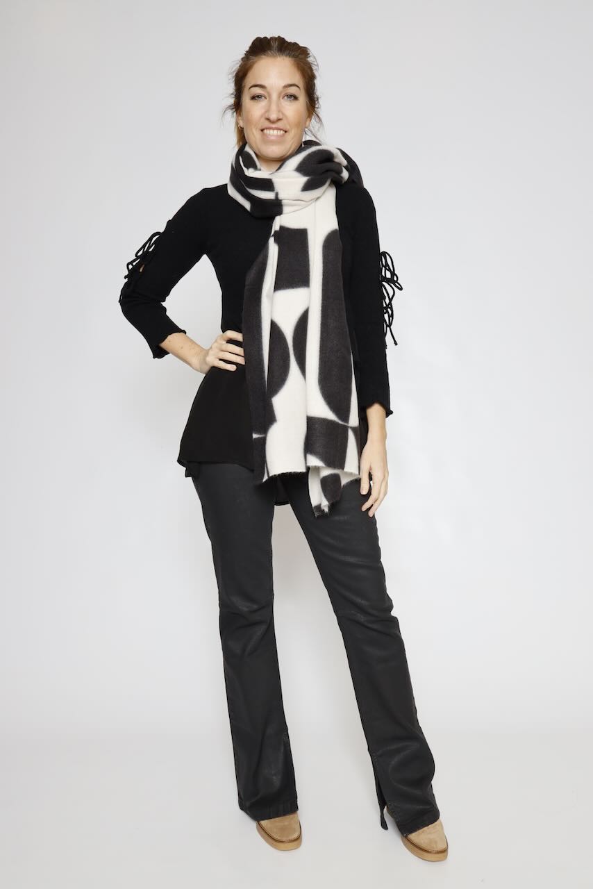 BUFANDA 9424RE-NEGRO