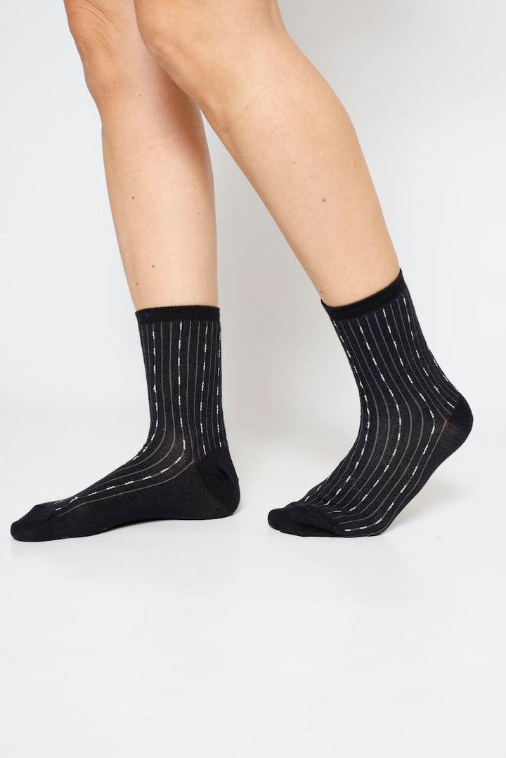 CALCETINES CORTOS BU1542-NEGRO