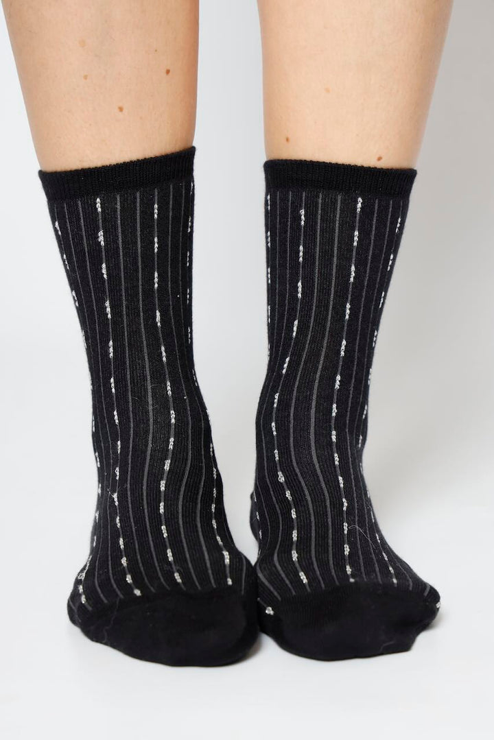 CALCETINES CORTOS BU1542-NEGRO