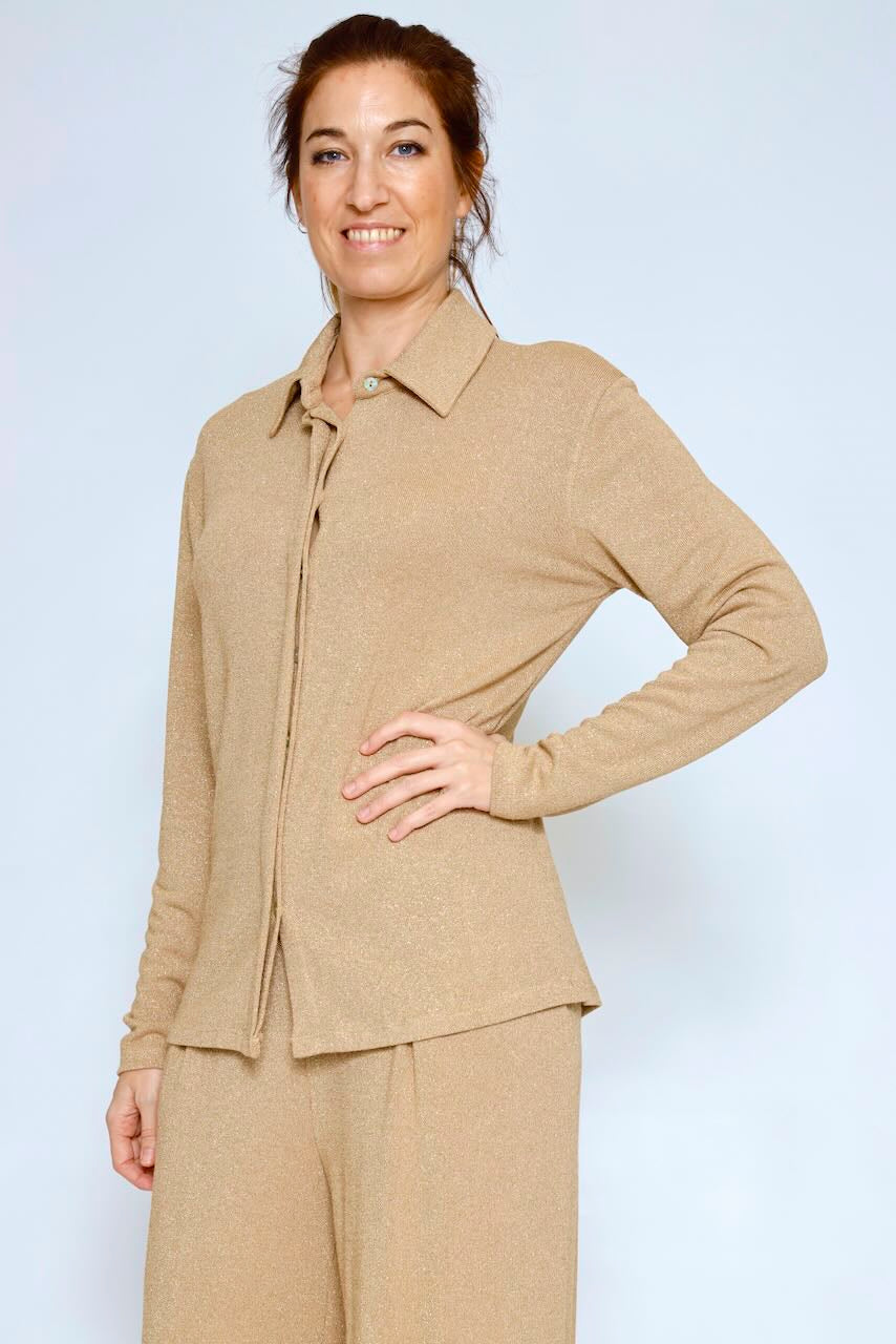 CAMISA BY09164-DORADO